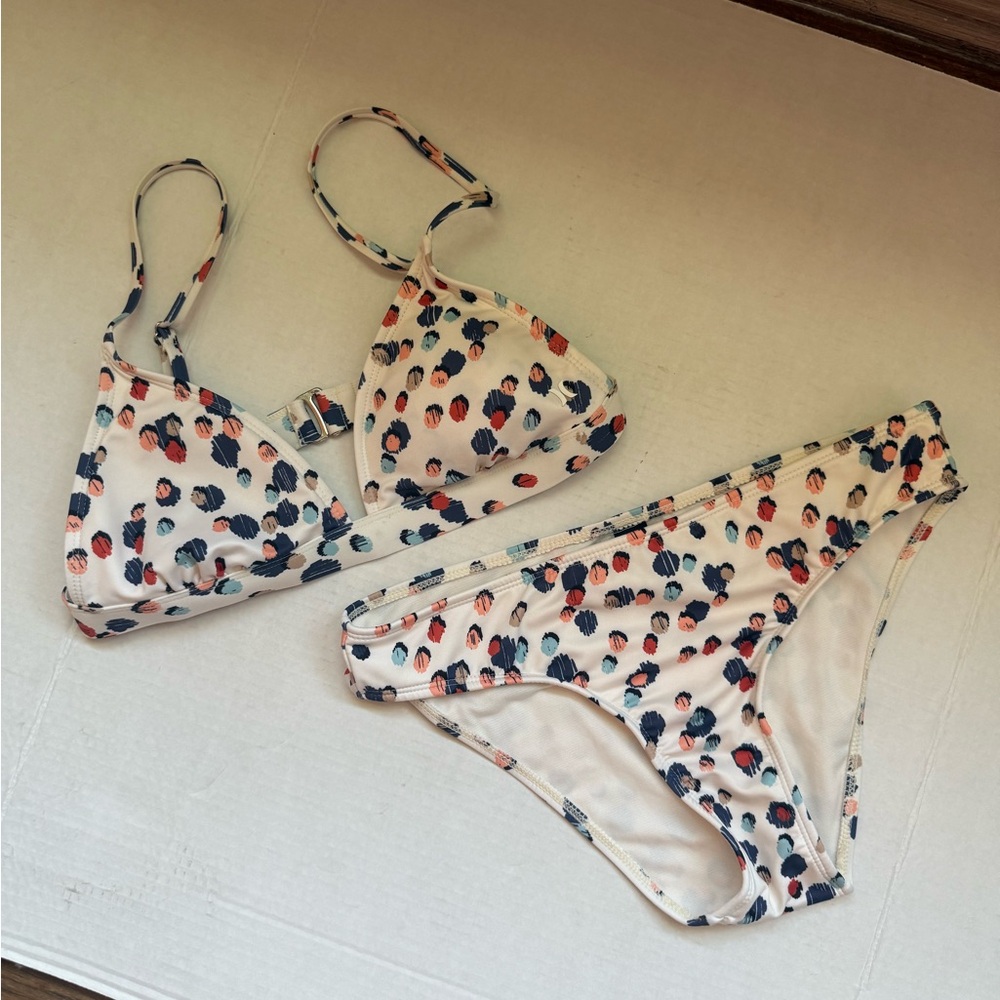 Colorful Polka Dot Bikini Set